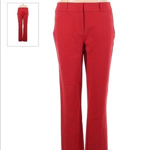 Ann Taylor LOFT red slacks